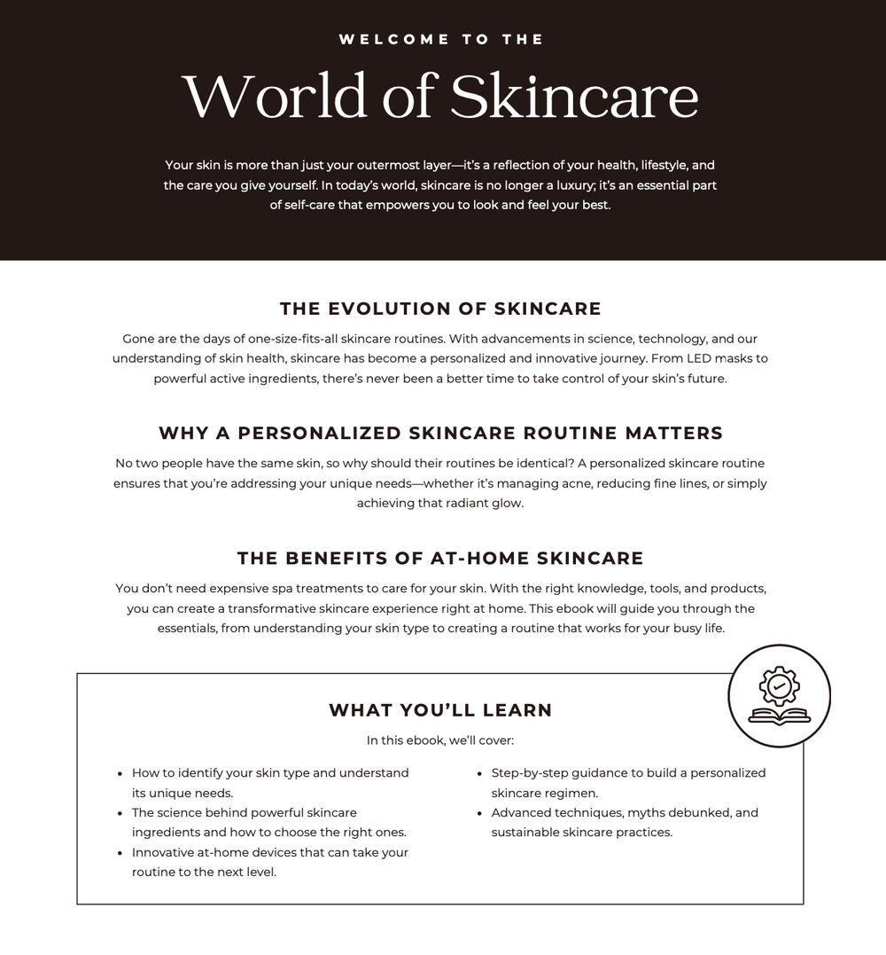 Ultimate PDF Guide to Glowing Skin ✨ By Orshou - Orshou