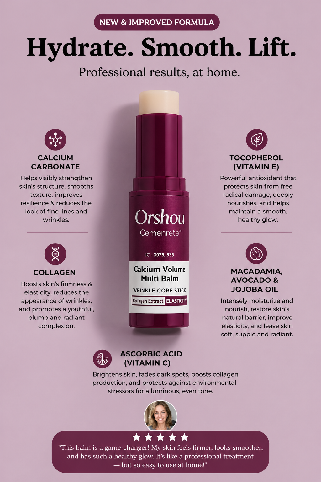 Orshou Cemenrete Calcium Multi Balm